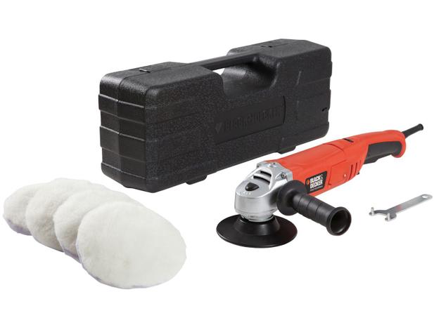 Politriz BlackDecker WP600K-BR - 600W 5” com Maleta Menor preço em Politriz BlackDecker WP600K-BR - 600W 5” com Maleta