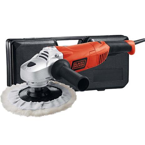 Politriz Elétrica Black + Decker 7”, 1300 watts com Maleta - WP1500K - Blackdecker Menor preço em Politriz Elétrica Black + Decker 7”, 1300 watts com Maleta - WP1500K - Blackdecker