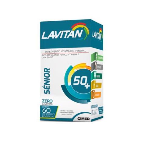 Polivitamínico Lavitan Sênior - 60 Comprimidos - Cimed Menor preço em Polivitamínico Lavitan Sênior - 60 Comprimidos - Cimed