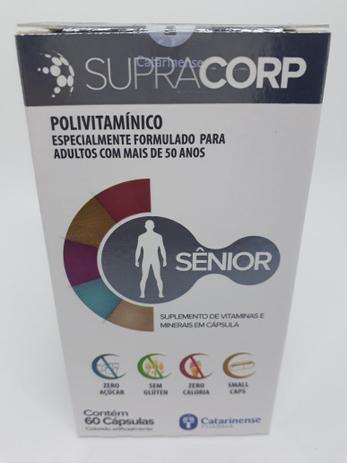 Polivitamínico Lipocorp SupraCorp Senior com 60 Cápsulas Catarinense Menor preço em Polivitamínico Lipocorp SupraCorp Senior com 60 Cápsulas Catarinense