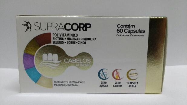 Polivitaminico Supracorp Cabelos e Unhas com 60 Cápsulas Catarinense Menor preço em Polivitaminico Supracorp Cabelos e Unhas com 60 Cápsulas Catarinense