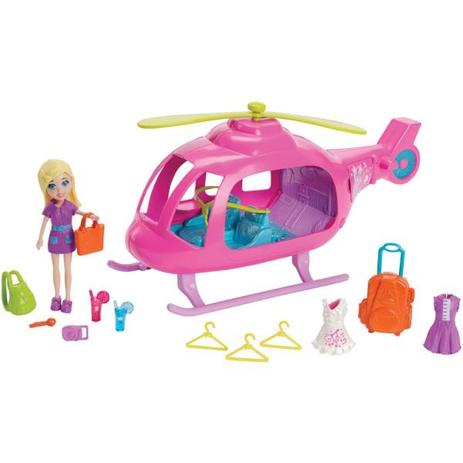 Polly CONJ Helicoptero da POLLY - Mattel Menor preço em Polly CONJ Helicoptero da POLLY - Mattel