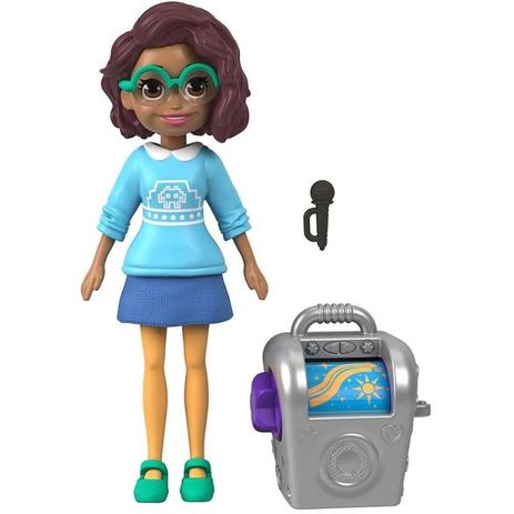 Polly Pocket Boneca Shani Rainha Karaokê - FTP67 - Mattel Menor preço em Polly Pocket Boneca Shani Rainha Karaokê - FTP67 - Mattel