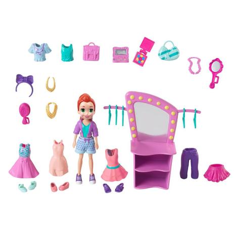 Polly Pocket Conjunto Estúdio de Beleza Boneca Lila - GBF85 - Mattel Menor preço em Polly Pocket Conjunto Estúdio de Beleza Boneca Lila - GBF85 - Mattel