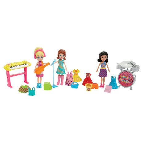 Menor preço em Polly Pocket Conjunto Festa do Rock - Mattel