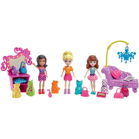 Polly Pocket Conjunto Salão de Festa Fashion - Mattel Menor preço em Polly Pocket Conjunto Salão de Festa Fashion - Mattel