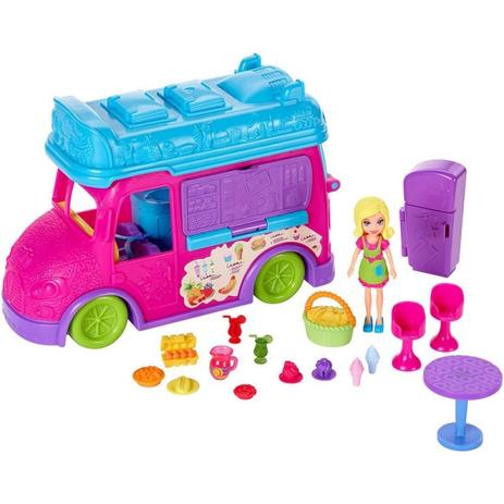 Polly Pocket Food Truck 2 em 1 - Mattel FPH98 Menor preço em Polly Pocket Food Truck 2 em 1 - Mattel FPH98