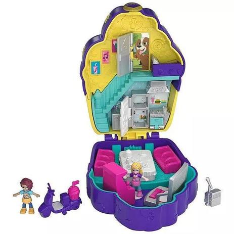 Polly Pocket Mundo de Aventura Doce Aventura Mattel FRY35 Menor preço em Polly Pocket Mundo de Aventura Doce Aventura Mattel FRY35