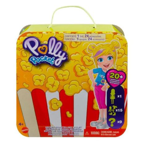 Polly Pocket Pacote de Moda Surpresa Chocolate GVY57 Mattel -