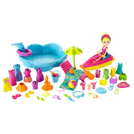Polly Pocket Super Conjunto Diversão na Praia - Mattel Menor preço em Polly Pocket Super Conjunto Diversão na Praia - Mattel