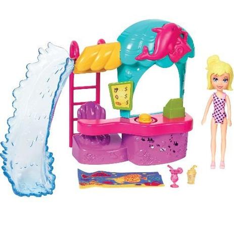 Polly Quiosque Parque Aquatico Mattel FRY90 Menor preço em Polly Quiosque Parque Aquatico Mattel FRY90