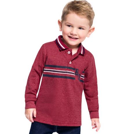 camiseta manga longa infantil brandili