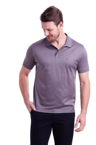 camisa polo highstil algodão pima