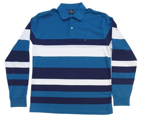 camisa polo masculina de manga longa