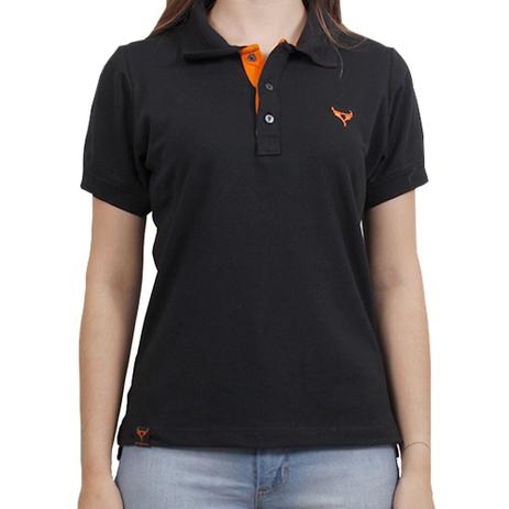 polo feminina preta