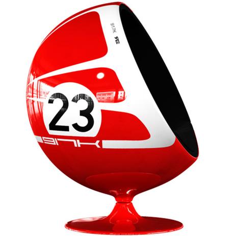 Poltrona Ball Giratória Porsche 917k - Versare anos dourados Menor preço em Poltrona Ball Giratória Porsche 917k - Versare anos dourados