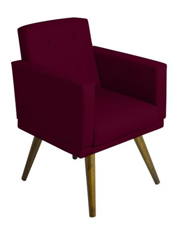 Poltrona Cadeira Decorativa Para Sala Estar Quarto Decoração Alice - Sued Marsala - Di menezes decor é boa?