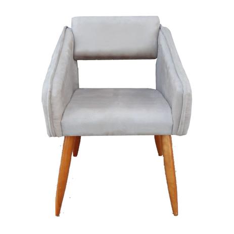 Poltrona cadeira Retrô Decorativa IARA Retrõ Suede bege claro -RAFADECOR- Menor preço em Poltrona cadeira Retrô Decorativa IARA Retrõ Suede bege claro -RAFADECOR-