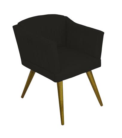 Poltrona Cadeira Retrô Decorativa Para Sala Estar Quarto Decoração Amanda - Sued Preto - Di menezes decor Menor preço em Poltrona Cadeira Retrô Decorativa Para Sala Estar Quarto Decoração Amanda - Sued Preto - Di menezes decor