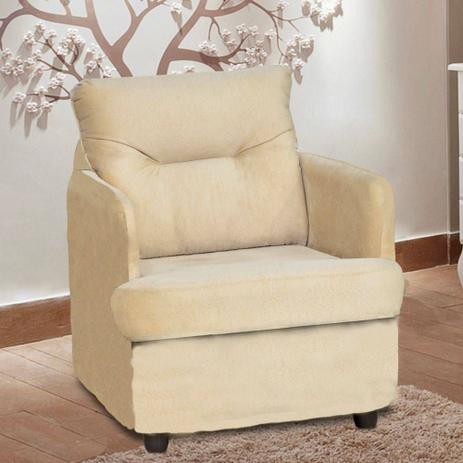 Poltrona da Mamãe Brenda Suede Bege B 378- Matrix Menor preço em Poltrona da Mamãe Brenda Suede Bege B 378- Matrix