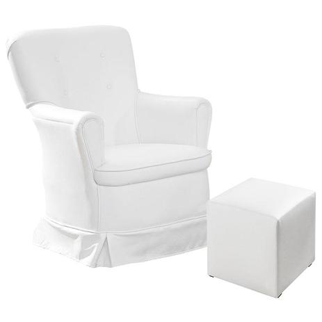 Poltrona de Amamentação Aconchego com Balanço e Puff Branco - Canaã - Canaa baby Menor preço em Poltrona de Amamentação Aconchego com Balanço e Puff Branco - Canaã - Canaa baby