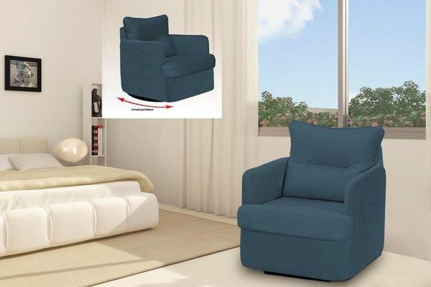 Poltrona de Balanço Peppa - Azul - Matrix Menor preço em Poltrona de Balanço Peppa - Azul - Matrix