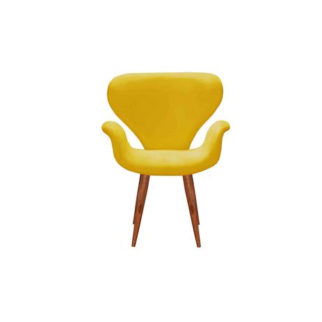 Poltrona Decorativa Anne com Pés Palito - Cor- Suede Amarelo 090 - Bella decor é ruim? Poltrona Decorativa Anne com Pés Palito - Cor- Suede Amarelo 090 - Bella decor é boa?