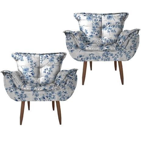 Poltrona Decorativa Cadeira Opala Sala Quarto Recepção Consultório Closet Sala de estar Área Gourmet Área de lazer Luxo Suede Ramo Azul - Aguias Decor Home Menor preço em Poltrona Decorativa Cadeira Opala Sala Quarto Recepção Consultório Closet Sala de estar Área Gourmet Área de lazer Luxo Suede Ramo Azul - Aguias Decor Home