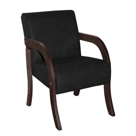 Poltrona decorativa estampada estofada Dubai Corano Preto - Elo Menor preço em Poltrona decorativa estampada estofada Dubai Corano Preto - Elo