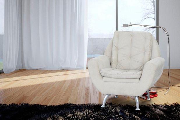 Menor preço em Poltrona Decorativa Glória - Bege - Matrix