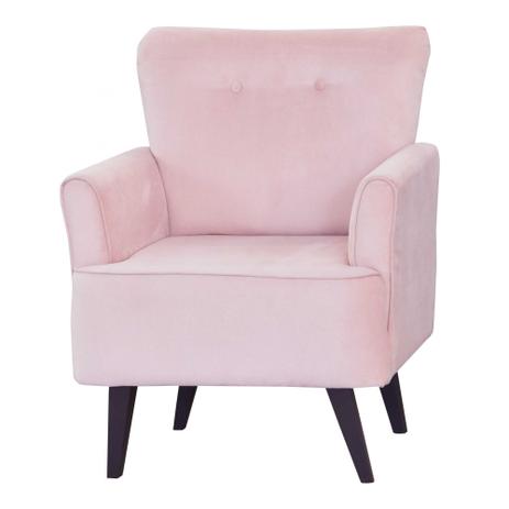 Poltrona Decorativa Judite Rosa - Matrix Menor preço em Poltrona Decorativa Judite Rosa - Matrix