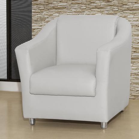 Poltrona Decorativa Matrix Bia Branca Menor preço em Poltrona Decorativa Matrix Bia Branca