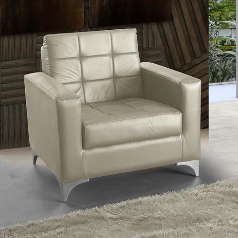 Poltrona Decorativa Matrix Thainá Com Pés Alumínio Korino Bege Menor preço em Poltrona Decorativa Matrix Thainá Com Pés Alumínio Korino Bege