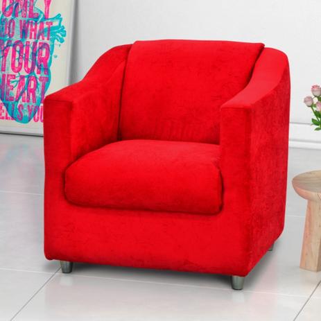 Poltrona Decorativa Para Escritório E Sala De Estar Bia Tecido Suede Amassado - Matrix Menor preço em Poltrona Decorativa Para Escritório E Sala De Estar Bia Tecido Suede Amassado - Matrix