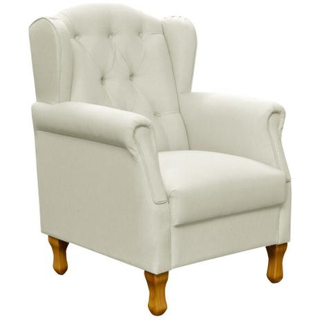Poltrona Decorativa Para Sala de Estar Yara Linho Bege - Lym Decor - Lymdecor Menor preço em Poltrona Decorativa Para Sala de Estar Yara Linho Bege - Lym Decor - Lymdecor