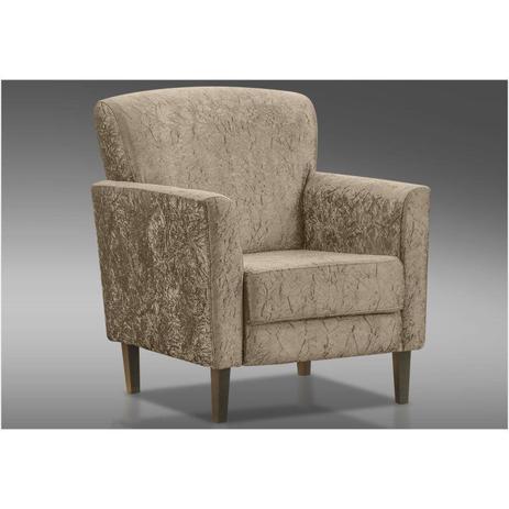 Poltrona Decorativa Pit Suede Amassado Marrom - DMonegatto Menor preço em Poltrona Decorativa Pit Suede Amassado Marrom - DMonegatto