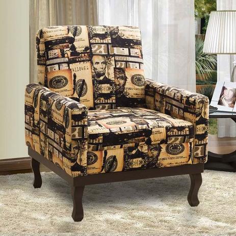 Poltrona Decorativa Speciale Mônaco JS Móveis Menor preço em Poltrona Decorativa Speciale Mônaco JS Móveis