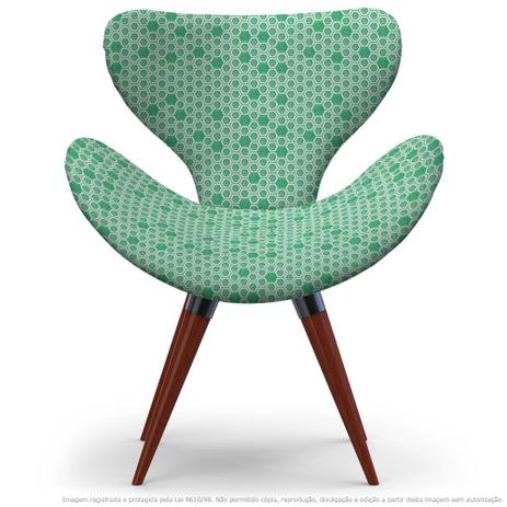 Poltrona Egg Verde Colmeia Cadeira Decorativa com Base Fixa - Lubrano Decor Menor preço em Poltrona Egg Verde Colmeia Cadeira Decorativa com Base Fixa - Lubrano Decor
