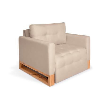 Poltrona Reclinável e Extensível Rica II Bege - Silla Menor preço em Poltrona Reclinável e Extensível Rica II Bege - Silla