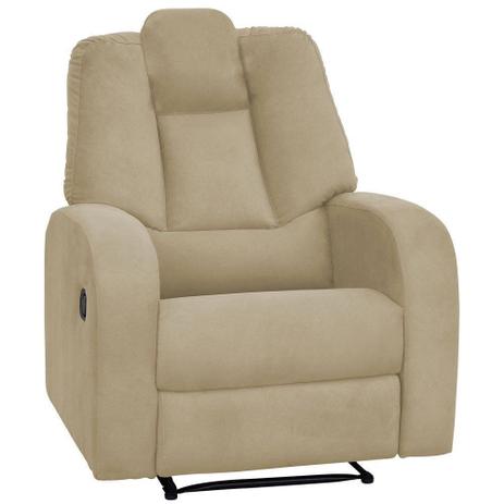 Poltrona Reclinável Montana Suede Bege B 251- Matrix Menor preço em Poltrona Reclinável Montana Suede Bege B 251- Matrix