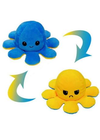 Polvo Bipolar Polvinho Do Humor De Pelúcia Reversível Tiktok - decor baby Menor preço em Polvo Bipolar Polvinho Do Humor De Pelúcia Reversível Tiktok - decor baby