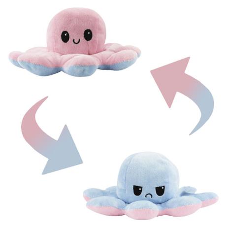 Polvo e Bichinho de Pelúcia Colorido Reversível - Feliz e Triste - Bbr Toys é boa?