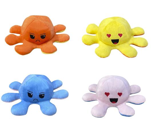 Polvo Feliz/Bravo Reversível Humor Varias Cores Pelúcia 30cm Bipolar - Anjo Ninho é boa?