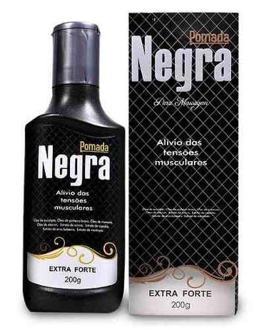 Pomada Negra Extra Forte - Alivia Dores - Geral Menor preço em Pomada Negra Extra Forte - Alivia Dores - Geral