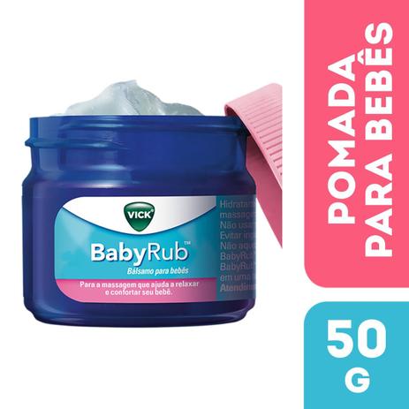 Pomada Vick Baby Rub Calmante para Bebês 50g Menor preço em Pomada Vick Baby Rub Calmante para Bebês 50g