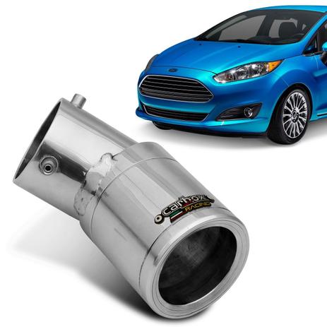 Ponteira Esportiva Escape Escapamento New Fiesta 2011 a 2019 Carbox Racing Elite Angular Redondo Menor preço em Ponteira Esportiva Escape Escapamento New Fiesta 2011 a 2019 Carbox Racing Elite Angular Redondo
