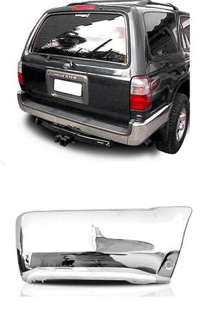 Ponteira Polaina Parachoque Traseiro Hilux Sw4 1996 a 2002 Cromado - Toyota Menor preço em Ponteira Polaina Parachoque Traseiro Hilux Sw4 1996 a 2002 Cromado - Toyota