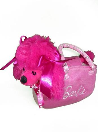 Poodle Rosa Pelúcias na Bolsinha Barbie - Barão BB0921 Menor preço em Poodle Rosa Pelúcias na Bolsinha Barbie - Barão BB0921