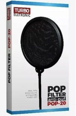 Pop Filter Turbo Anti Puff Pop-20 Menor preço em Pop Filter Turbo Anti Puff Pop-20