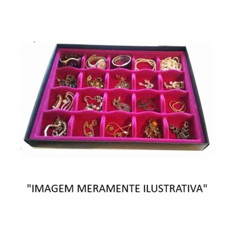 Porta Acessórios aveludado com caixa 420x 320 x 35MM - Pink - Cód. 9492 - Ideal pack comercio de plasticos ltda Menor preço em Porta Acessórios aveludado com caixa 420x 320 x 35MM - Pink - Cód. 9492 - Ideal pack comercio de plasticos ltda